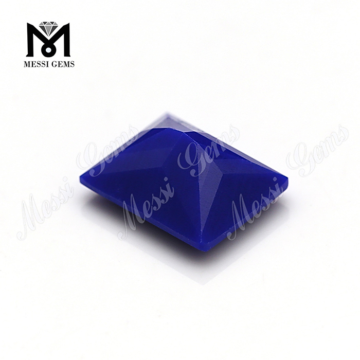 Rectangle Synthetic Lapis Lazuli Nano Bead Stone