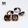 Wholesale good quality 5mm cushion brown loose cz gemstone