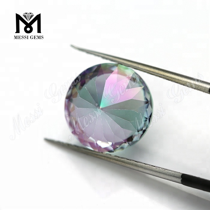 High table plating gemstone stones artificial mystic glass stone