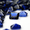 loose machine cut octagon 113# blue synthetic spinel gemstone