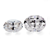 8*10mm 2.5ct 흰색 타원형 컷 컬러 플레이 또는 보석을위한 불의 모이 사나이트