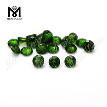 Fabrikshøj kvalitet 4,0 mm rund løs ædelsten Natural Chrome Diopside Pris