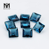 Wholesale Square London Topaz Faceted Loose Glass Gemstones