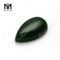 wholesale price pear shape 14x24mm green jade stone