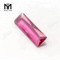 wholesale 8x24mm pink sapphire baguette glass stone