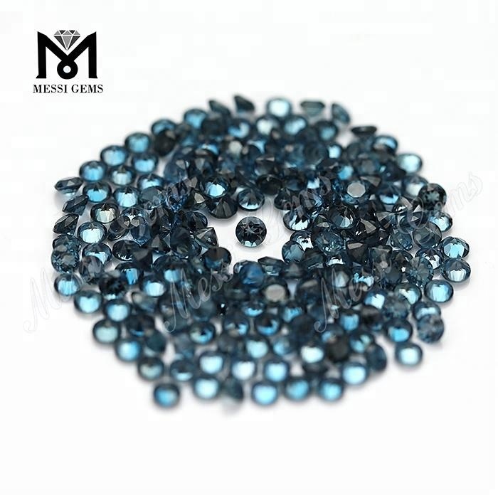 Loose Round 3.0mm Natural London Blue Topaz Stone