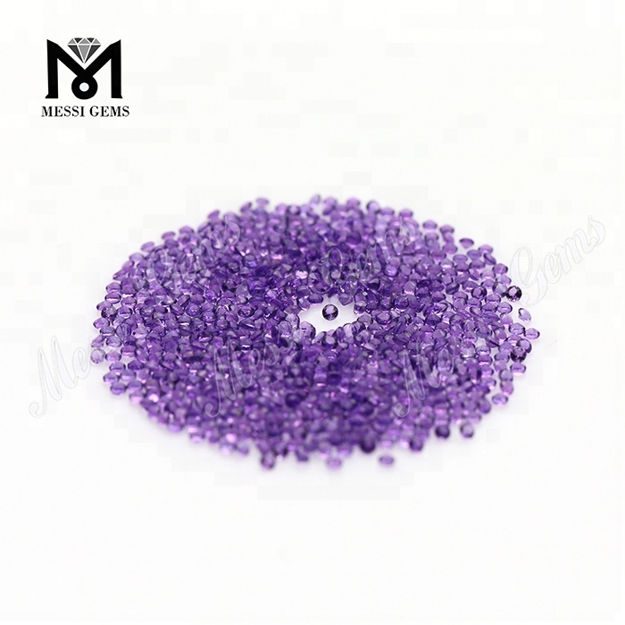 Factory Price Round 1.5mm Amethyst Natural Stone