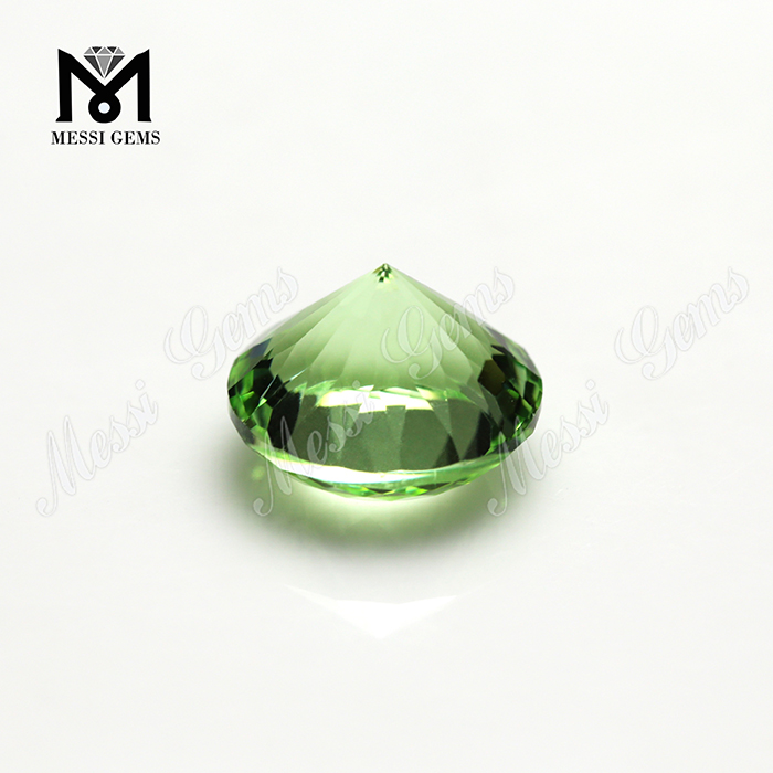 Wholesale price synthetic green tourmaline crystal glass stone