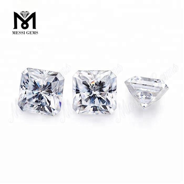 DEF Super White Moissanite Stone Price 1.5 Carat Octagon Cut Synthetic