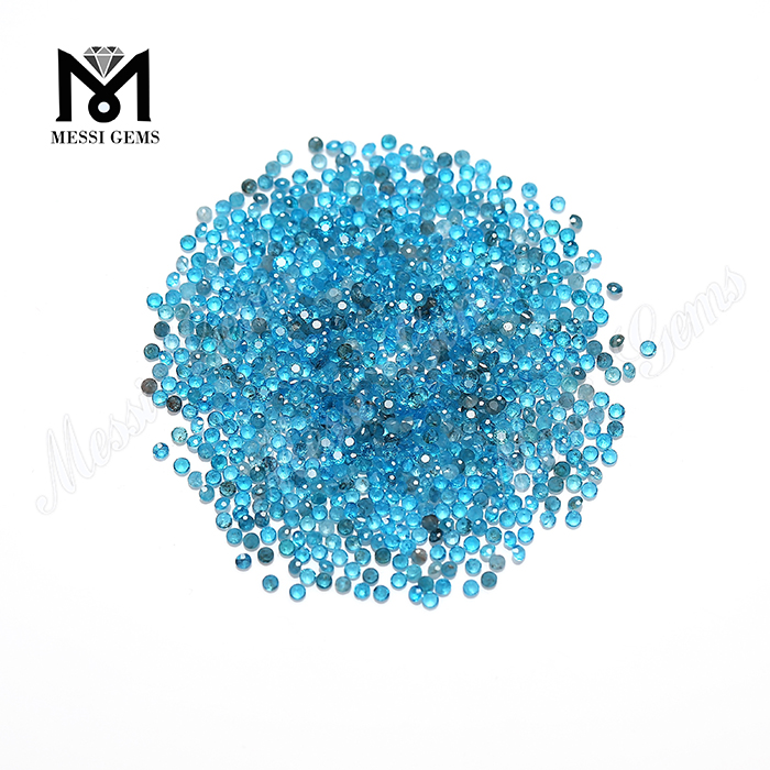 Wholesale gemstone price 1.5mm round shape natural apatite