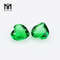 6*6 heart shape wholesale emerald green glass stone