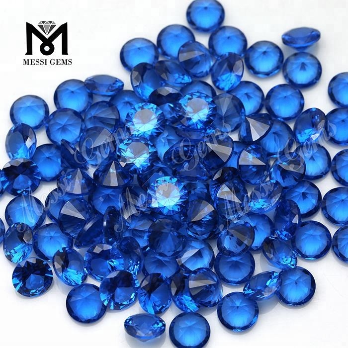Gemma sintetica blu 10,0mm 119# pietre di spinel