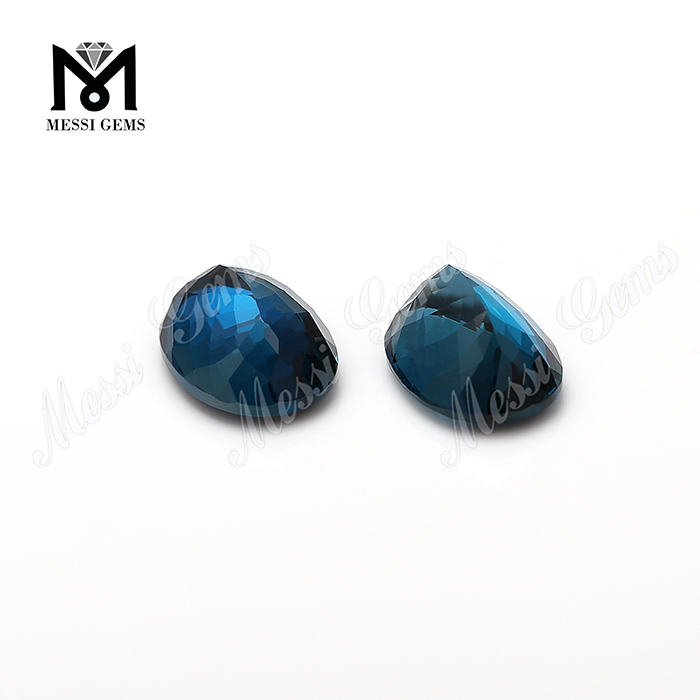 Natural oval cut topaz rough stones price per carat london blue topaz