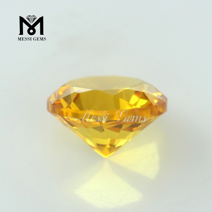 Factory Direct Sale Round 22# Orange Yellow Ruby Prices