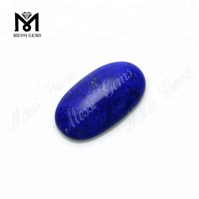 Loose Machine Cut Oval Cut Blue Natural Lapis Lazuli Stone