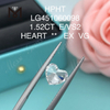 1.52carat HEART BRILLIANT E VS2 HPHT lab grown diamond