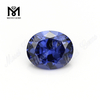 Synthetic cheap price 8x10mm tanzanite oval cut cubic zirconia stone 