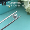 1.01ct VS1 D EX ROUND BRILLIANT best online lab grown diamonds