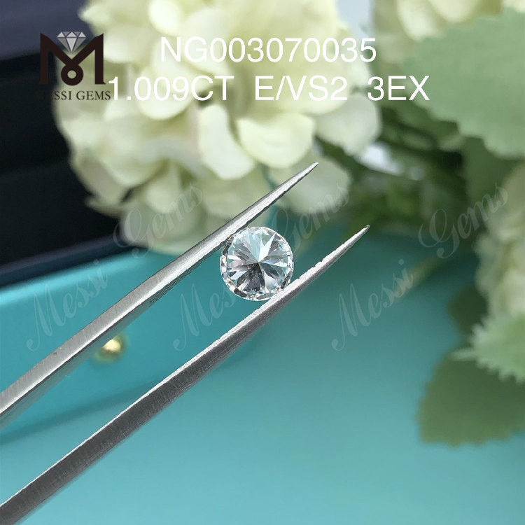 Wholesale Loose Lab Grown Diamonds 1.009ct round E VS2 EX CUT