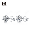 Messi Gems Simple Design Stud Earring 1carat Moissanite Diamond Jewelry