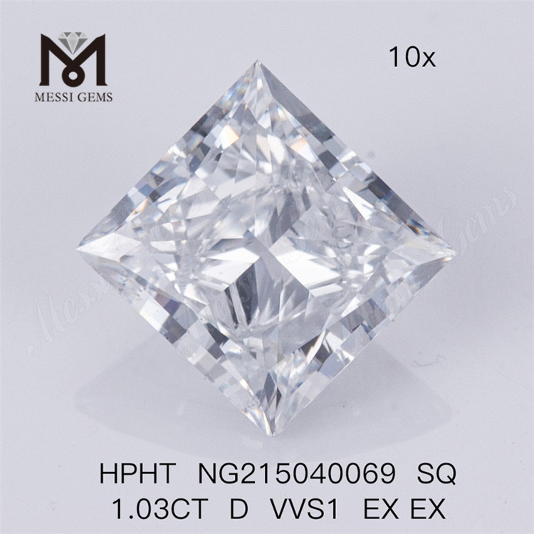 HPHT SQ 1.03CT D VS1 EX EX Lab Grown Diamond stone