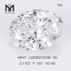 2.17CT lab grown oval diamond F colour HPHT man made diamond wholesale