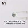 1.11ct D cvd diamond Wholesale price IF 3EX man made diamond on sale