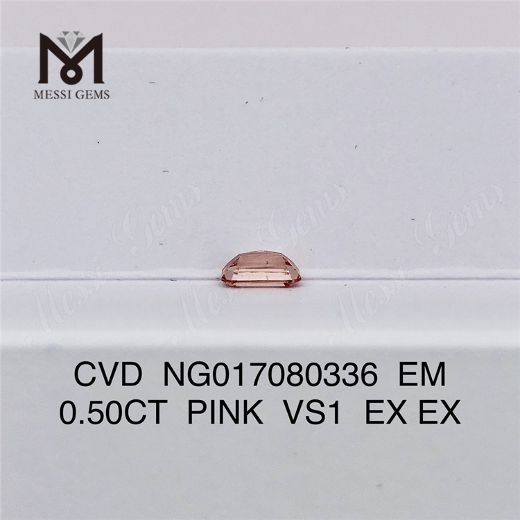 NG017080336 EM 0.50CT PINK VS1 EX EX CVD lab diamond
