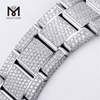 Men Luxury Hand Set Iced Out Diamond Vvs Moissanite Watch