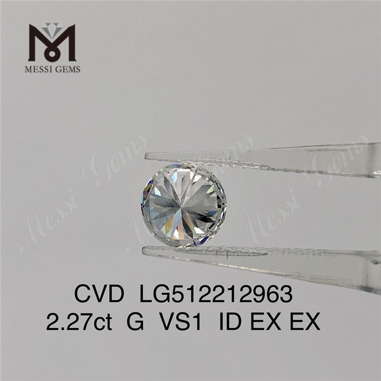 2.27CT E VS lab diamonds RD Cut cvd diamonds on sale