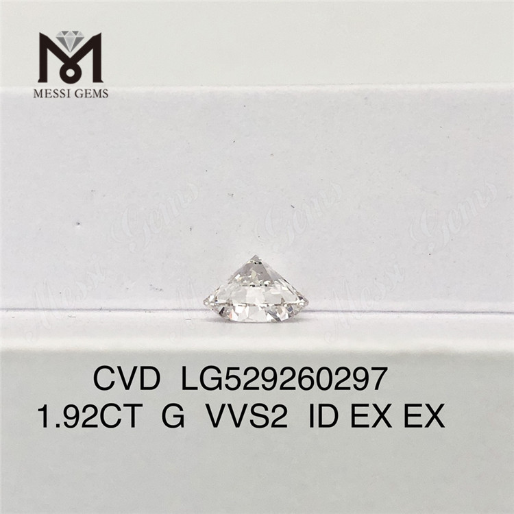 1.92ct G loose lab diamond sale vvs round ID lab created diamond 1.5 carat on sale