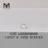 1.01ct E VVS2 Loose Lab Diamond VS RD Cheap Man Made Diamond CVD
