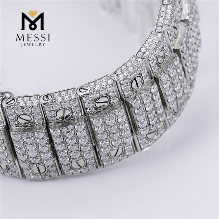 automatic moissanite watch