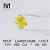 1.51CT FVY VS2 CU VG VG lab diamond HPHT LG488153588