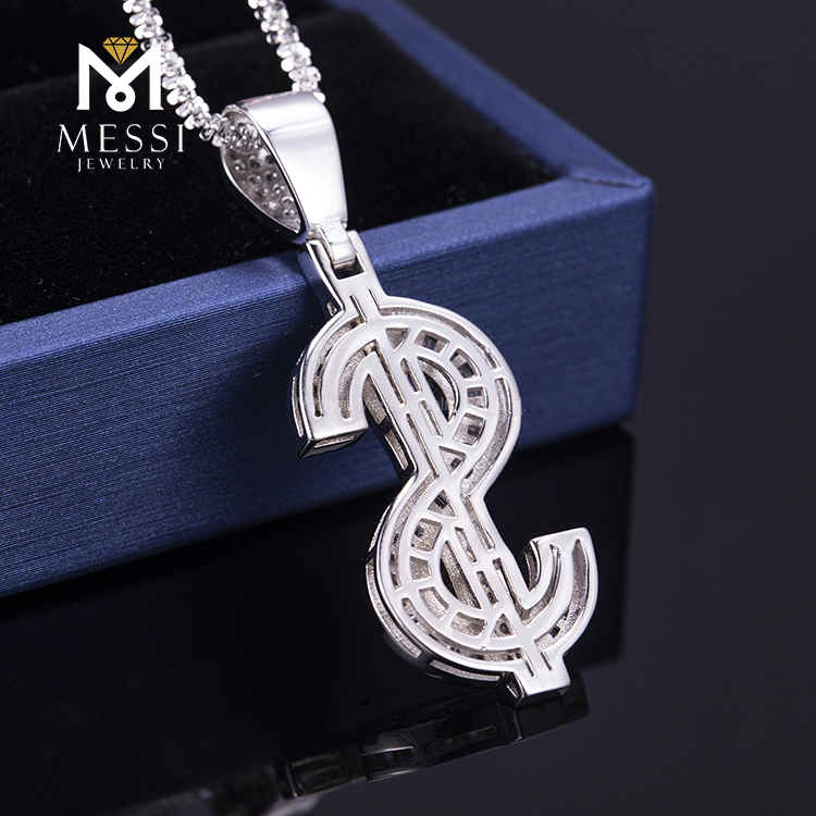 Hiphop Necklace Custom Gifts Personality Letter Splicing Pendant Hiphop Jewelry Ice Out necklace