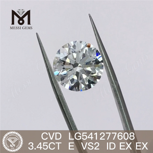 3.45CT E loose lab diamond round shape cvd lab diamond on sale