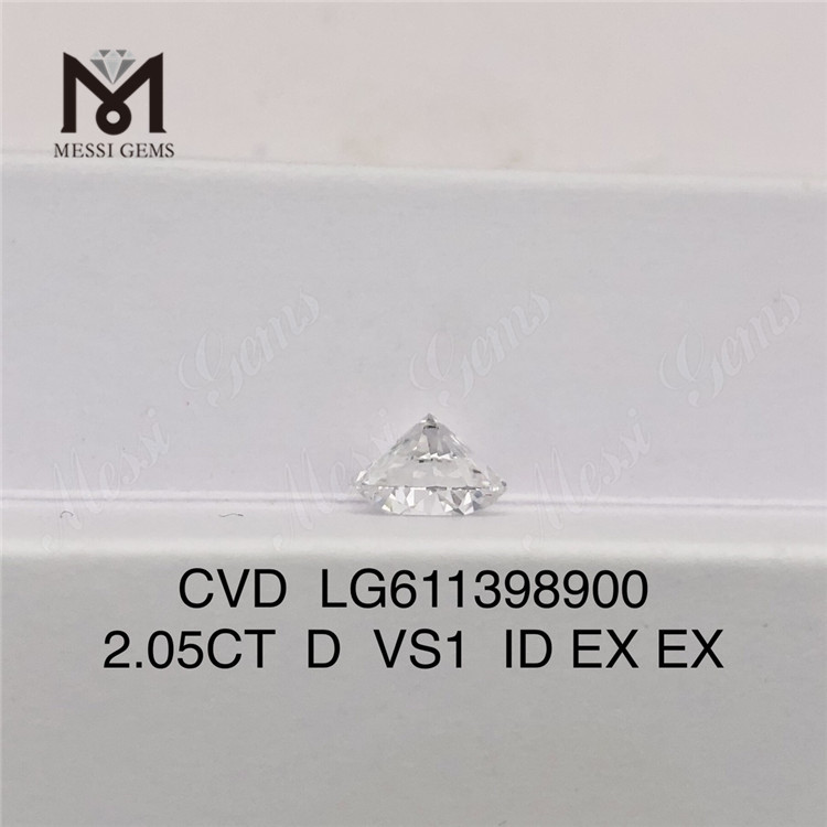2 carat lab made diamond D VS1 ID Brilliance for Designers丨Messigems CVD LG611398900