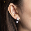 7-8mm akoya Elegant Bridal Jewelry Silver925 Pearl Earrings for Weddings