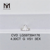 4.30CT G VS1 3EX Get Big Discounts on Our 4ct cvd in diamond LG597394176