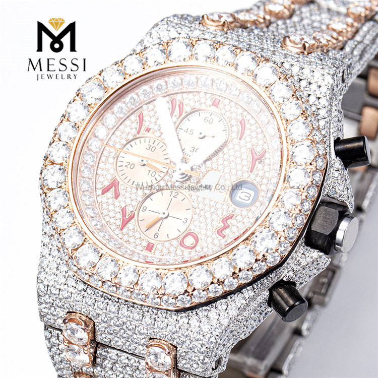 Sophisticated and Stylish Moissanite Watch Mens for Men