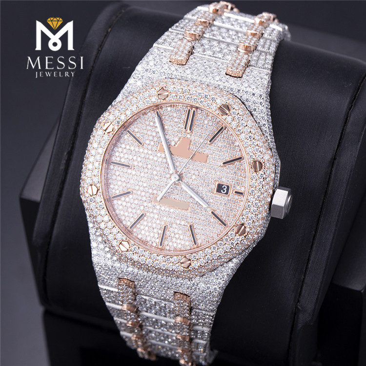 best men moissanite watch