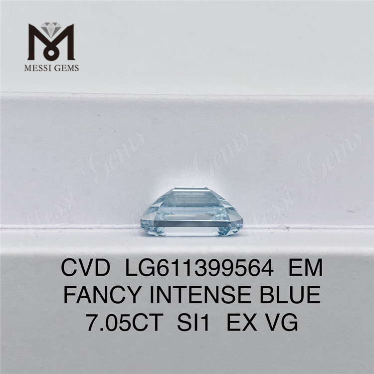 7.05CT SI1 EM FANCY INTENSE BLUE Laboratory-grown Diamond CVD LG611399564 