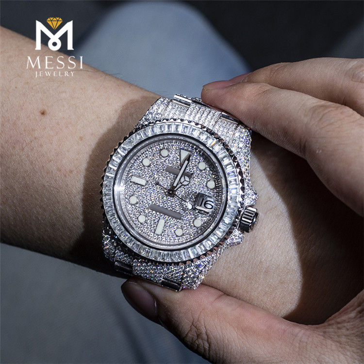 mens moissanite watches