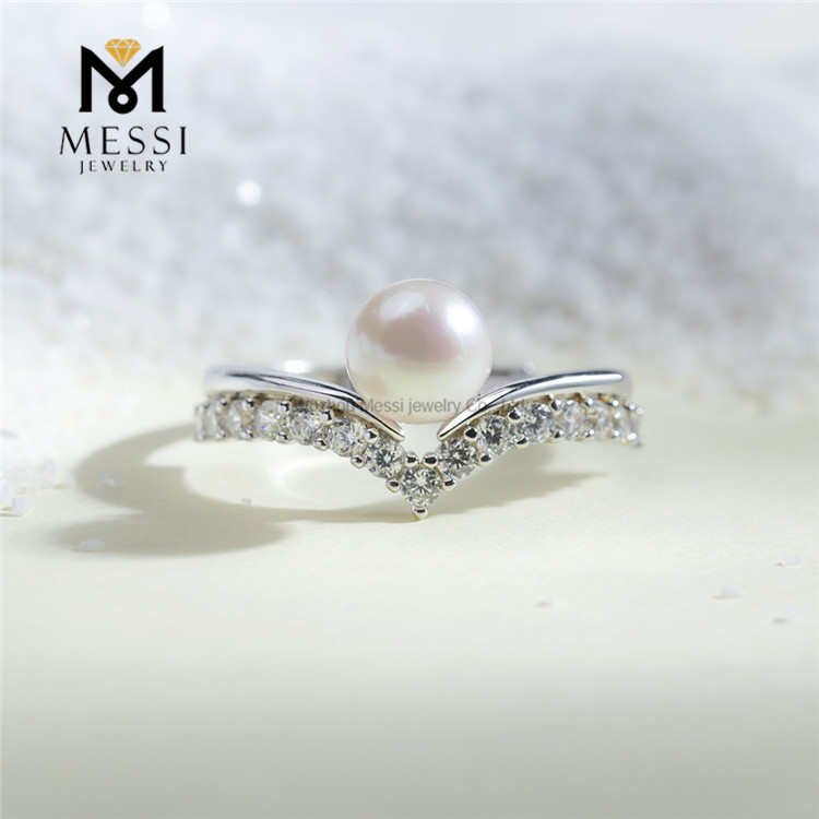 seawater real pearl ring