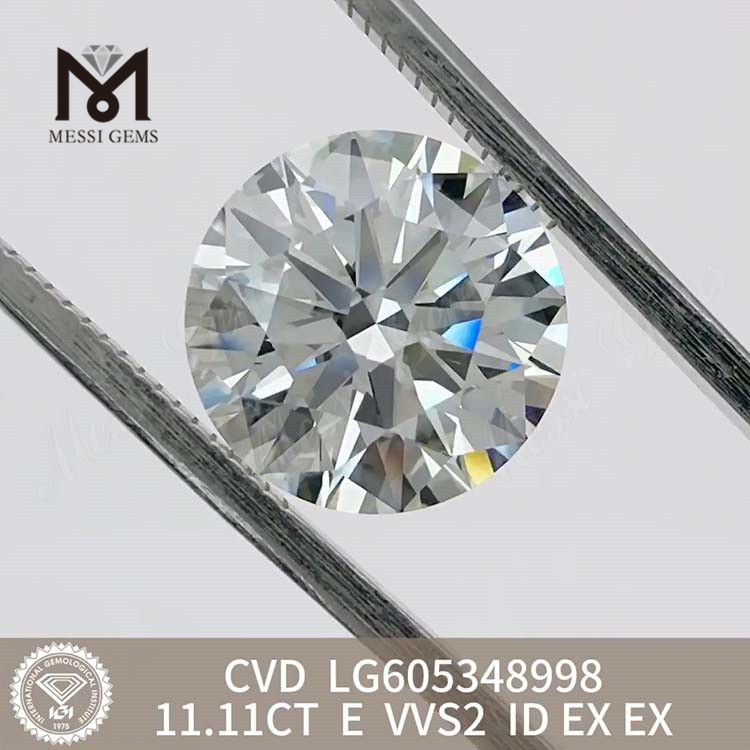 11.11CT E VVS2 ID artificial diamond cost Eco-Friendly Values丨Messigems CVD LG605348998