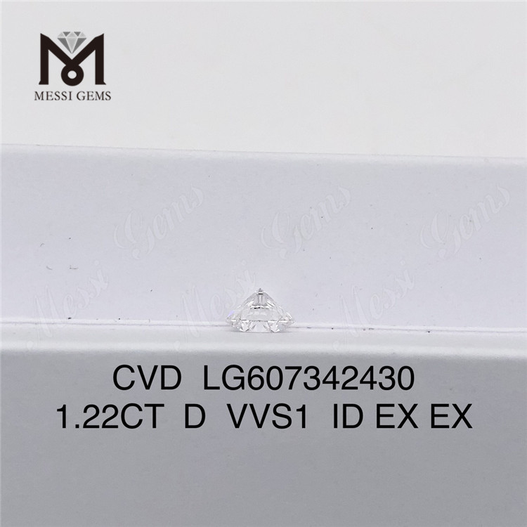 1.22CT D VVS1 lab diamond 1 carat CVD Collection丨Messigems LG607342430