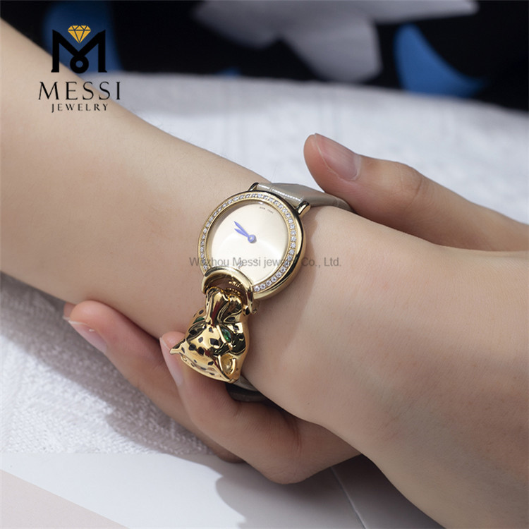 Distinctive Leopard Moissanite Watches for Women