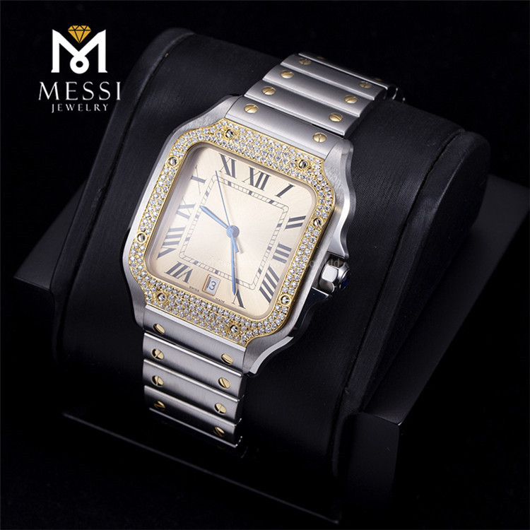 Moisanite Watch Mens pas cher