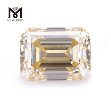 9*11mm Emerald loose moisanite yellow buy loose moissanite diamonds