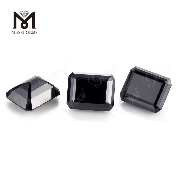 6*8mm OCT synthetic moissanite black moissanite wholesale gemstones supplier
